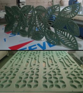 jasa laser cutting mdf hmr motif daun