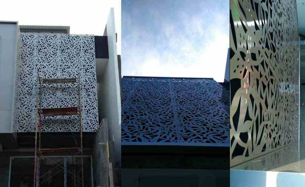 pengaplikasian pemasangan fasade/facade#343