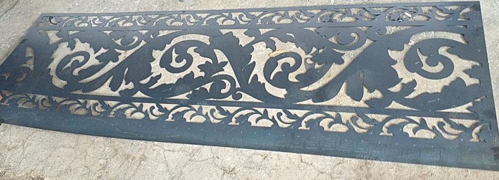 laser cutting plat besi #644