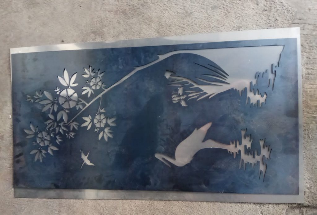 laser cutting plat besi#1216