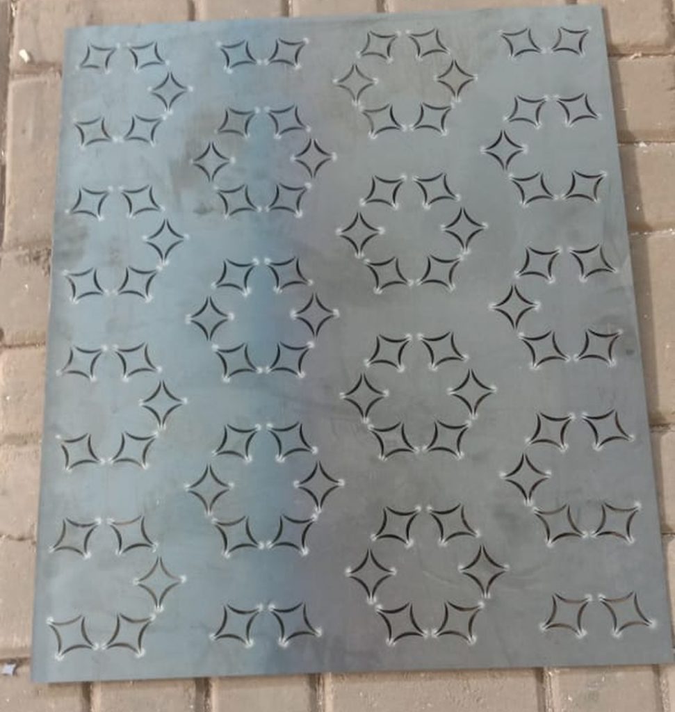 laser cutting plat besi#291