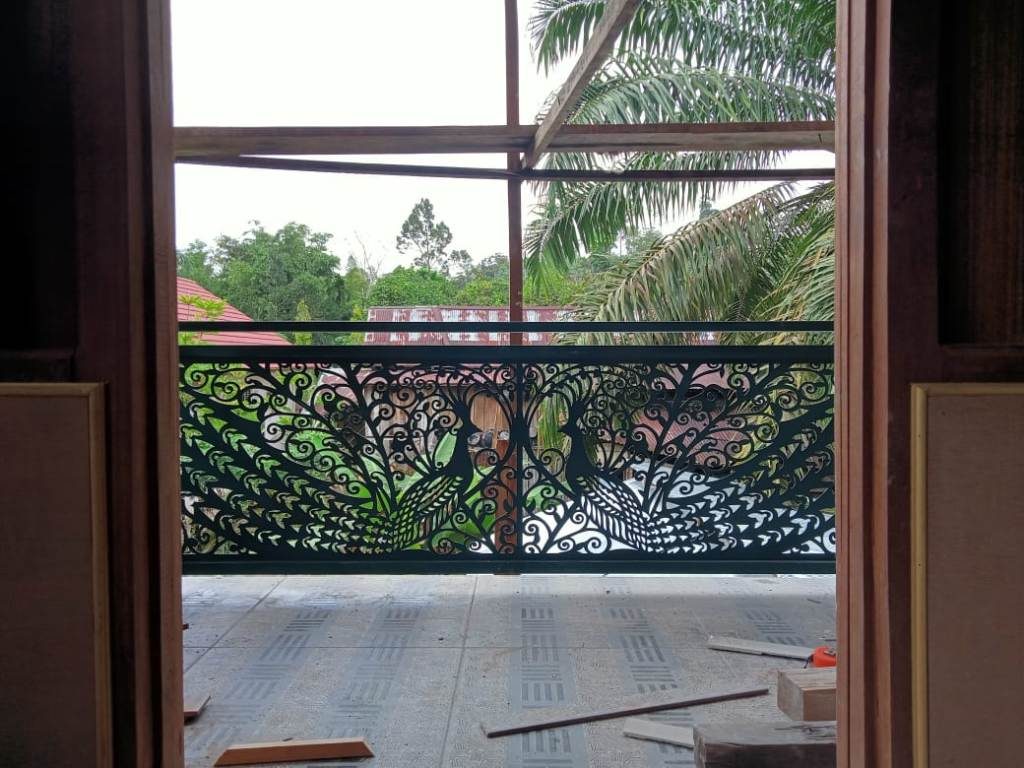 pengaplikasian pagar balkon #382