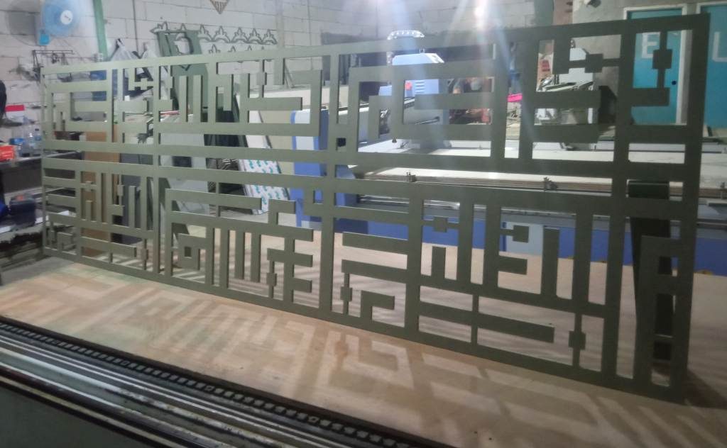 Hasil Cutting CNC Router MDF HMR #658