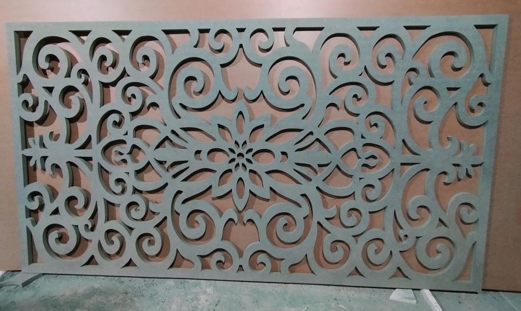 Hasil Cutting CNC Router MDF HMR Motif Klasik #782