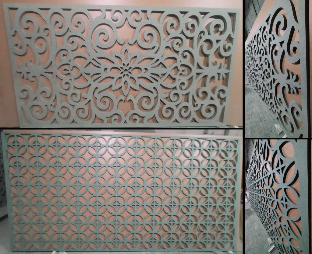 Ornamen mdf hmr motif trawangan