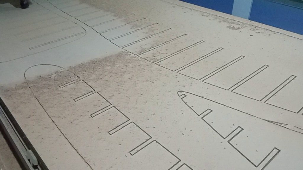 jasa laser cutting tangerang - mdf coklat