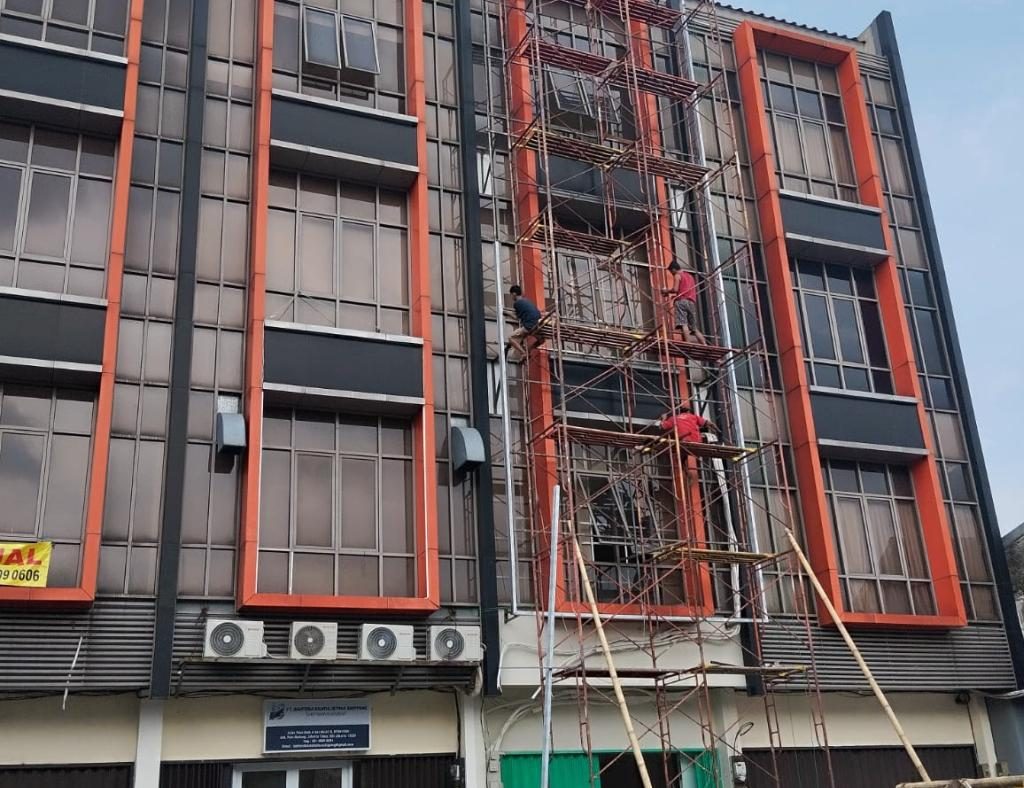 Harga fasad laser cutting rumah dan gedung